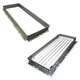 Air supply grilles 2 of single deflection